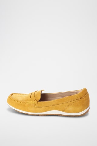 Mocassins en nubuck Vega - Moutarde
