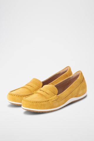 Mocassins en nubuck Vega - Moutarde