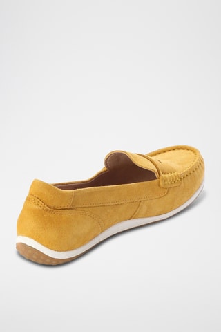 Mocassins en nubuck Vega - Moutarde