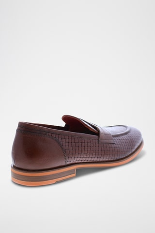 Mocassins en cuir Bayle - Marron