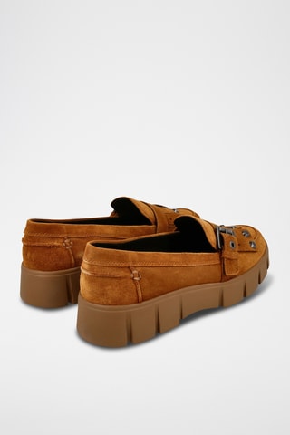Mocassins en nubuck Ghoula - Moutarde