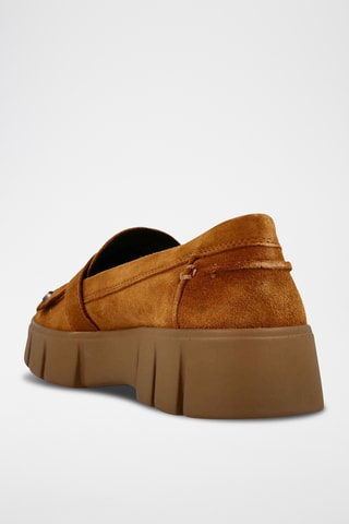 Mocassins en nubuck Ghoula - Moutarde