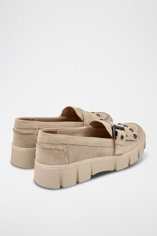 Mocassins en nubuck Ghoula - Taupe