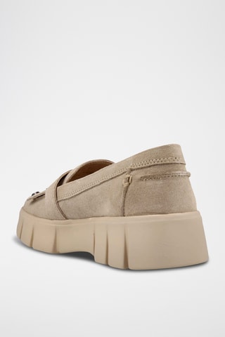 Mocassins en nubuck Ghoula - Taupe