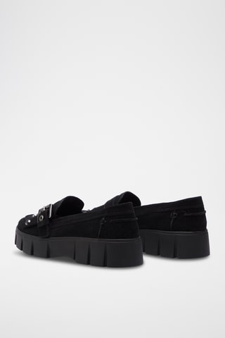 Mocassins en nubuck Ghoula - Noir