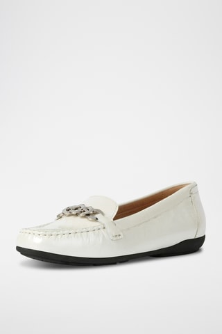 Mocassins en cuir Annytah - Blanc
