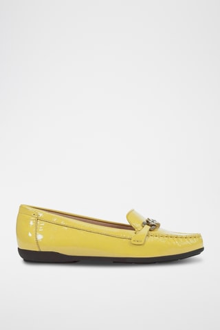Mocassins en cuir verni Annytah - Jaune