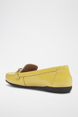 Mocassins en cuir verni Annytah - Jaune