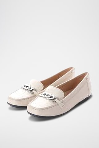 Mocassins en cuir Annytah - Beige