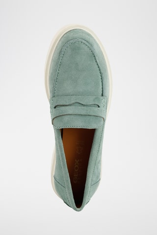 Mocassins en nubuck Spherica - Vert d'eau