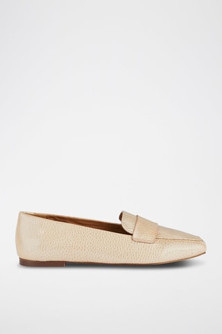 Mocassins en cuir - Beige