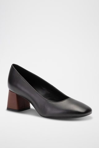 Escarpins en cuir Seyla - Noir