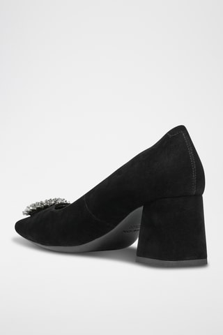 Escarpins en nubuck Giselda - Noir