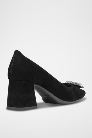 Escarpins en nubuck Giselda - Noir