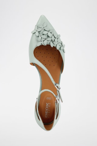 Ballerines en cuir de chèvre Charyssa - Menthe