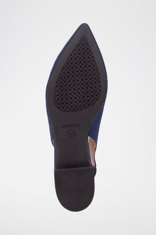 Ballerines en cuir de chèvre nubuck Charyssa - Bleu