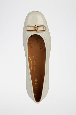 Ballerines vernies en cuir Annytah - Beige