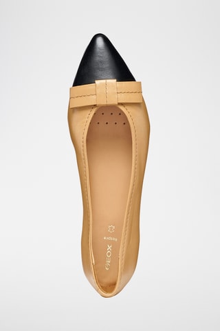 Bailarinas de piel ovina napa Millianee - Beige