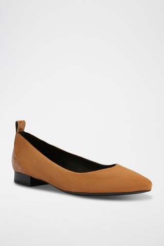 Ballerines en cuir Charyssa - Camel