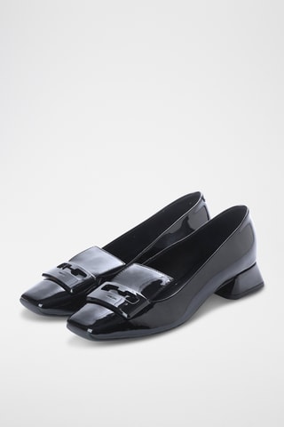 Bailarinas de piel de charol Vivyanne - Negro