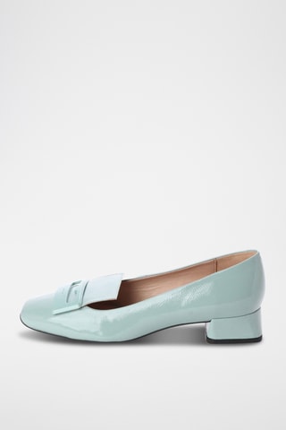 Bailarinas de piel de charol Vivyanne - Verde agua