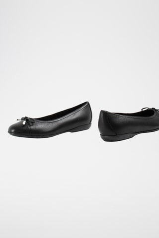 Bailarinas de piel Annytah - Negro