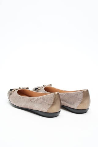 Ballerines en cuir - Beige