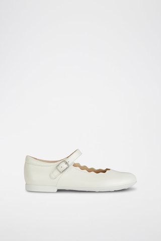Ballerines en cuir Plié - Blanc