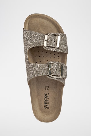 Mules en cuir Brionia L - Beige