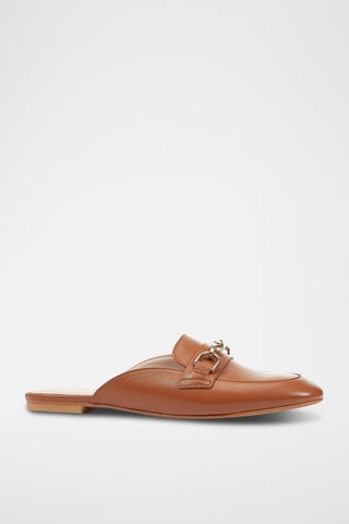 Mules en cuir Llizia - Camel