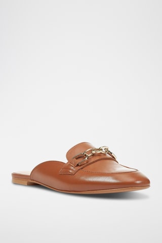 Mules en cuir Llizia - Camel