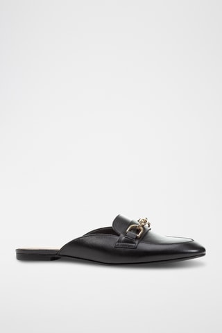 Mules en cuir Llizia - Noir