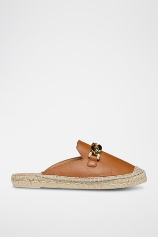 Mules en cuir Lampedusa - Camel