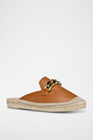 Mules en cuir Lampedusa - Camel