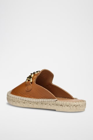 Mules en cuir Lampedusa - Camel