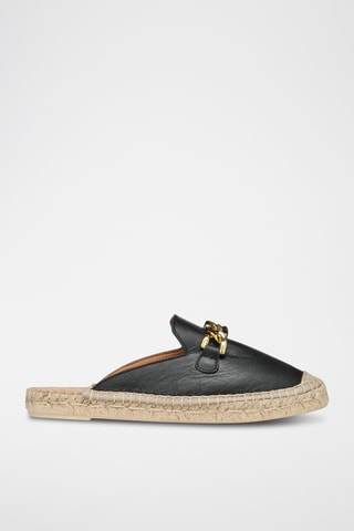 Mules en cuir Lampedusa - Noir