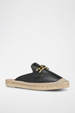 Mules en cuir Lampedusa - Noir