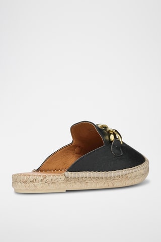 Mules en cuir Lampedusa - Noir