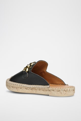 Mules en cuir Lampedusa - Noir