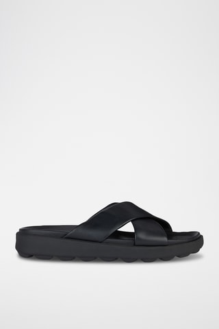 Sandalias de piel napa Spherica - Negro