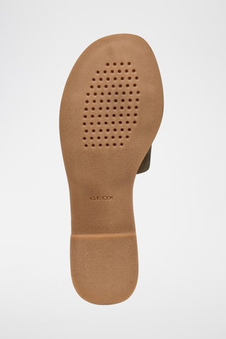 Mules en cuir de chèvre nubuck Maddalusiac - Vert