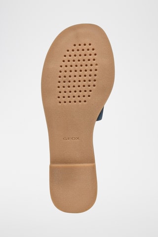 Mules en cuir de chèvre nubuck Maddalusiac - Bleu cobalt