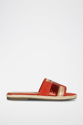 Mules en nubuck Kolleen Bordeaux