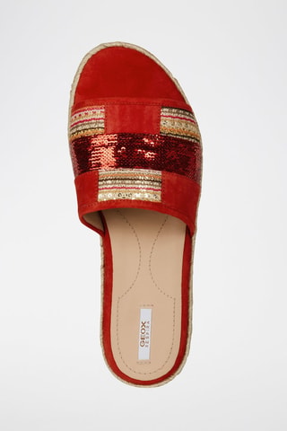 Mules en nubuck Kolleen Bordeaux