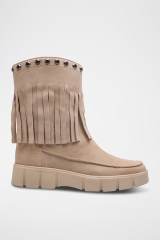 Botines de nobuk Ghoula - Beige