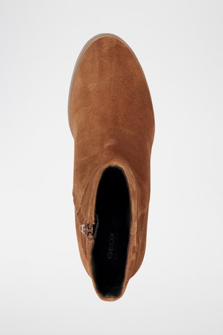 Bottines compensées en nubuck Elidea - Camel
