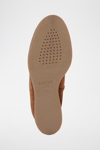 Bottines compensées en nubuck Elidea - Camel