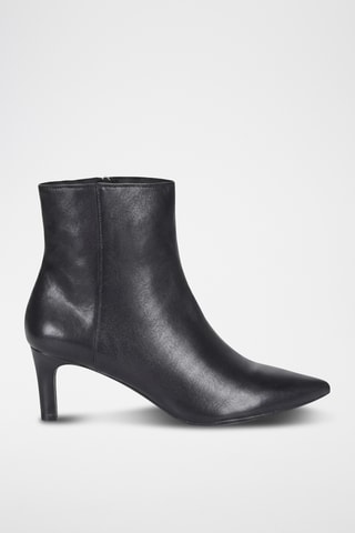 Botines de piel napa Bibbiana - Negro