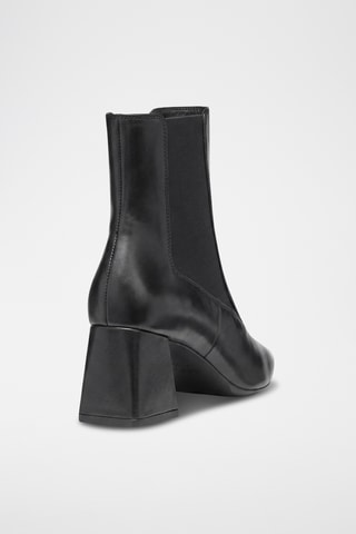 Bottines Chelsea en cuir Giselda - Noir