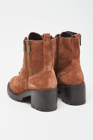 Botines de nobuk Damiana - Camel